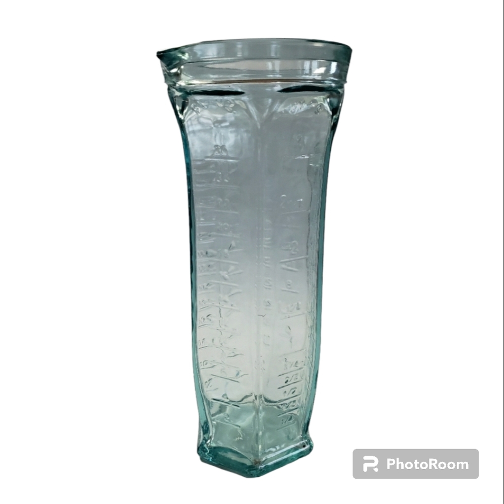 Italian Green Glass Measuring Vessel